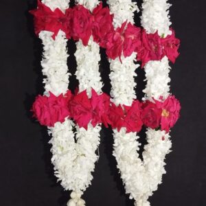 Artisanal Red Rose & White Jasmine Layered Imperial Haar