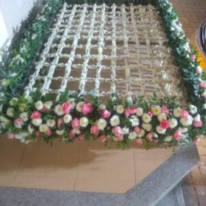 Ethereal Jasmine Mesh Bridal Chadar