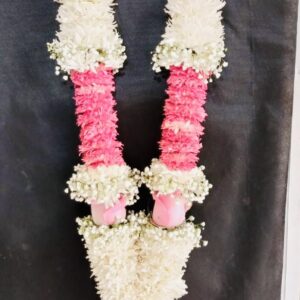 PINK AND WHITE DAISY HAAR