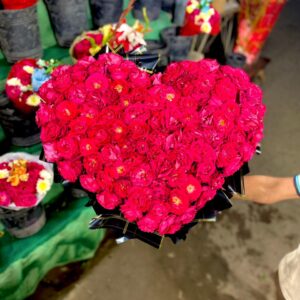 Heart shape bouquet