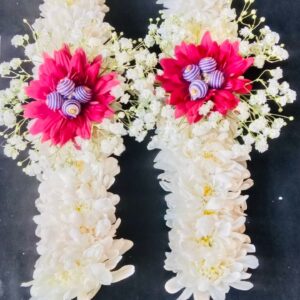 PURPLE AND WHITE KANGAN