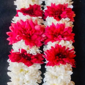 MEHROON & WHITE DAISY KANGAN